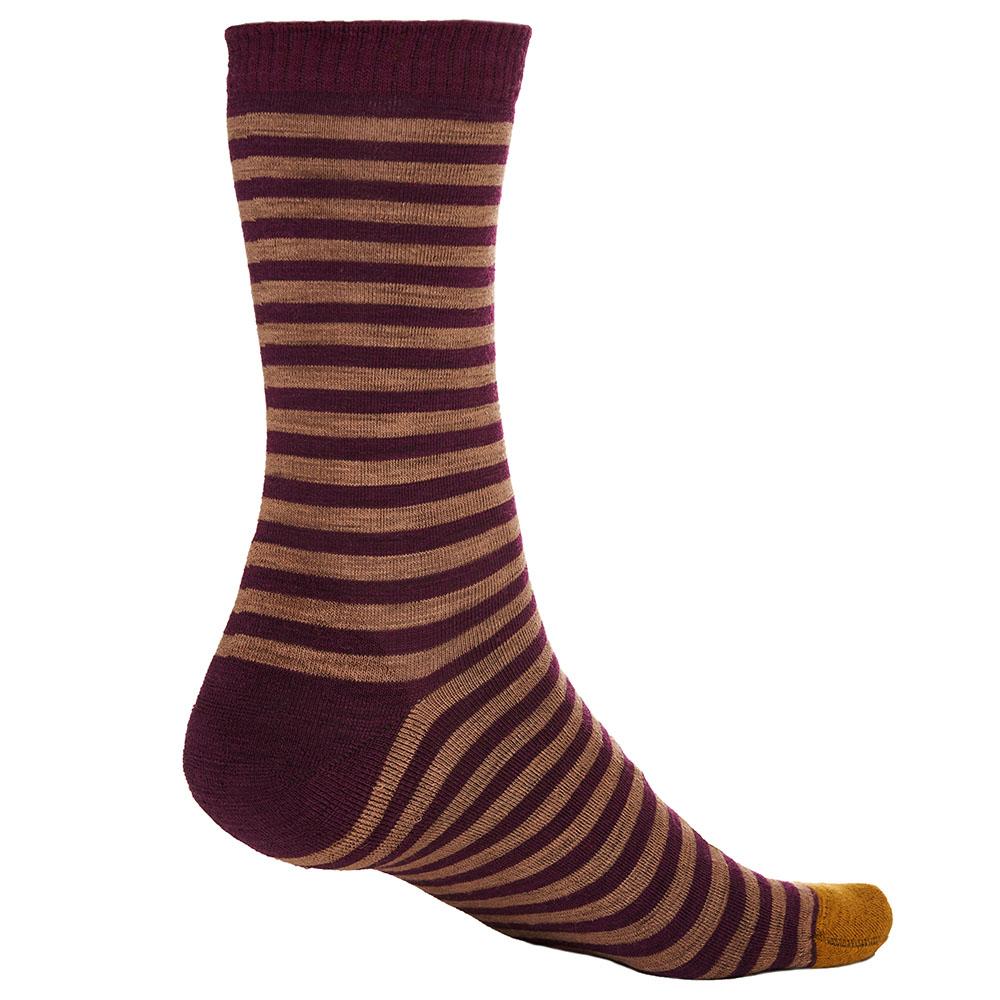 Isobaa | Merino Blend Everyday Socks (3 Pack - Wine/Red) | Discover the ultimate everyday sock with Isobaa's Merino blend (3-pack).