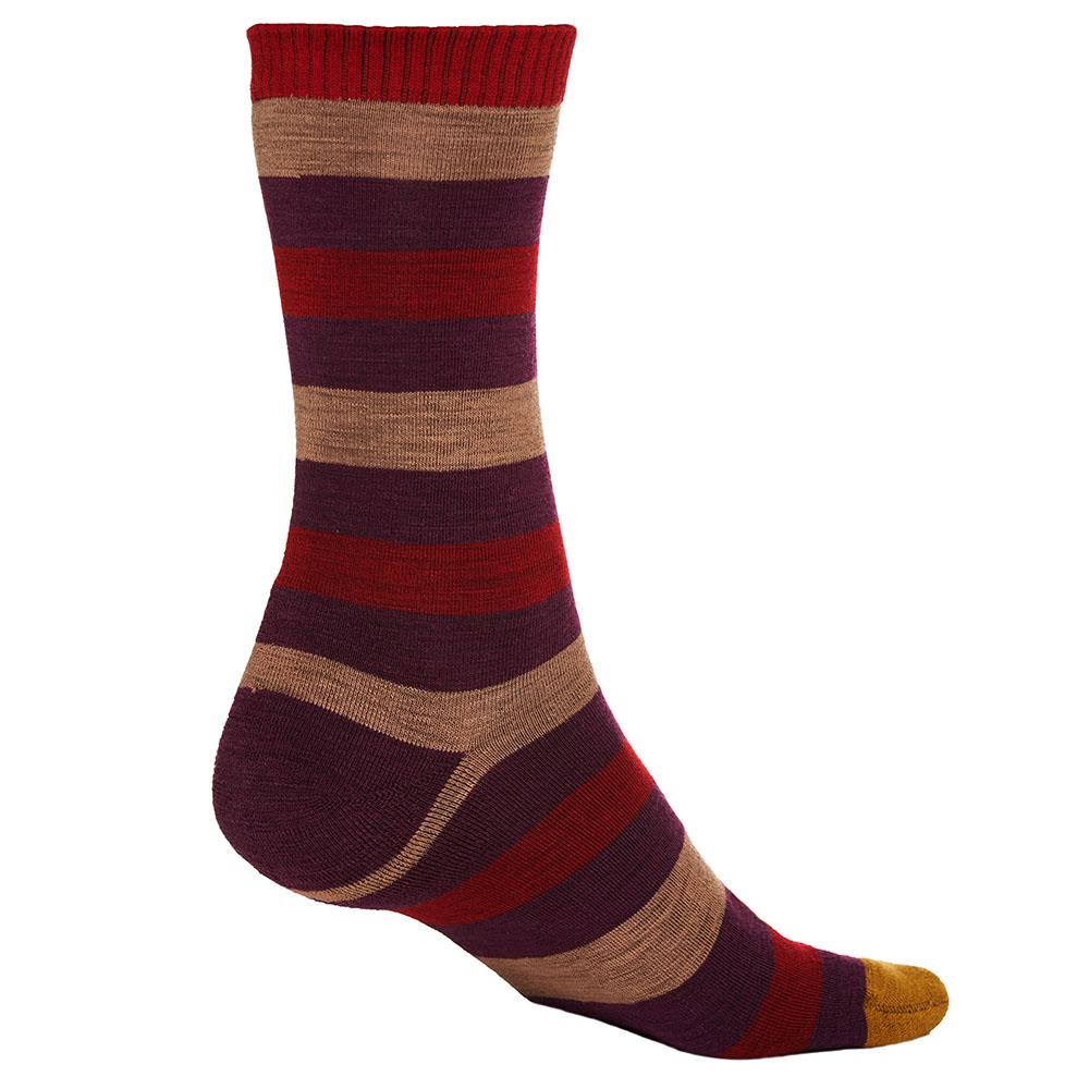 Isobaa | Merino Blend Everyday Socks (3 Pack - Wine/Red) | Discover the ultimate everyday sock with Isobaa's Merino blend (3-pack).