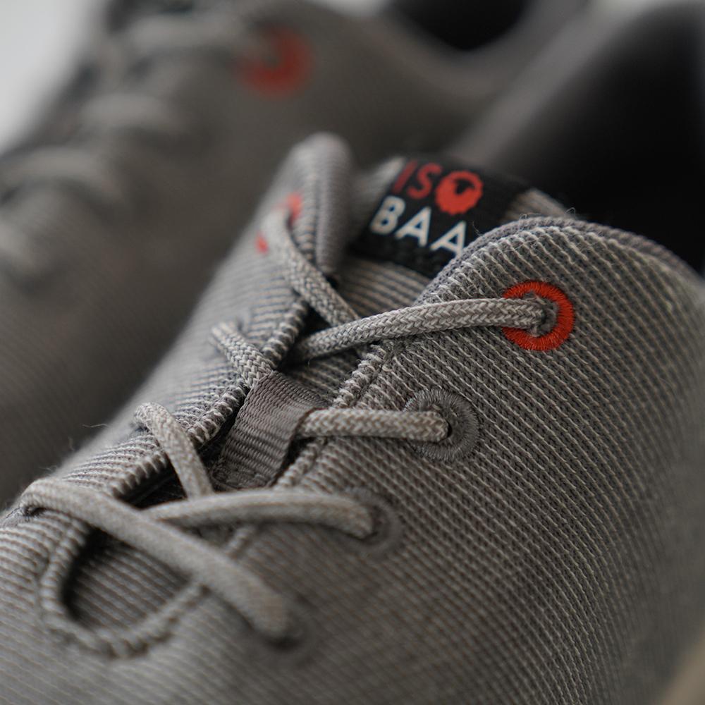 Isobaa Merino Blend Trainers (Charcoal Melange)
