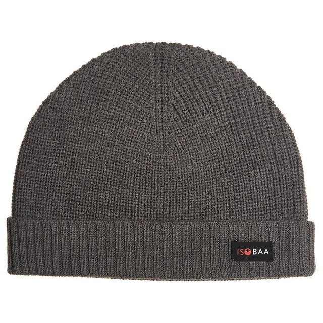 Isobaa | Merino Fisherman Beanie (Smoke) | From mountain trails to city streets, our extra-fine Merino fisherman beanie delivers classic style and unmatched comfort.