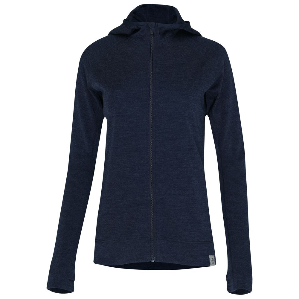 Isobaa | Womens IsoSoft 240 Hoodie (Navy) | For chilly trailheads, post-workout cool-downs, and cosy weekends.