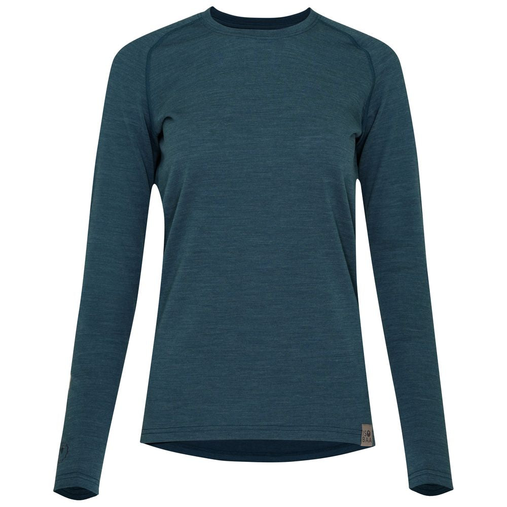 Isobaa | Womens IsoSoft 180 Long Sleeve Crew (Teal) | The ultimate adventure top.