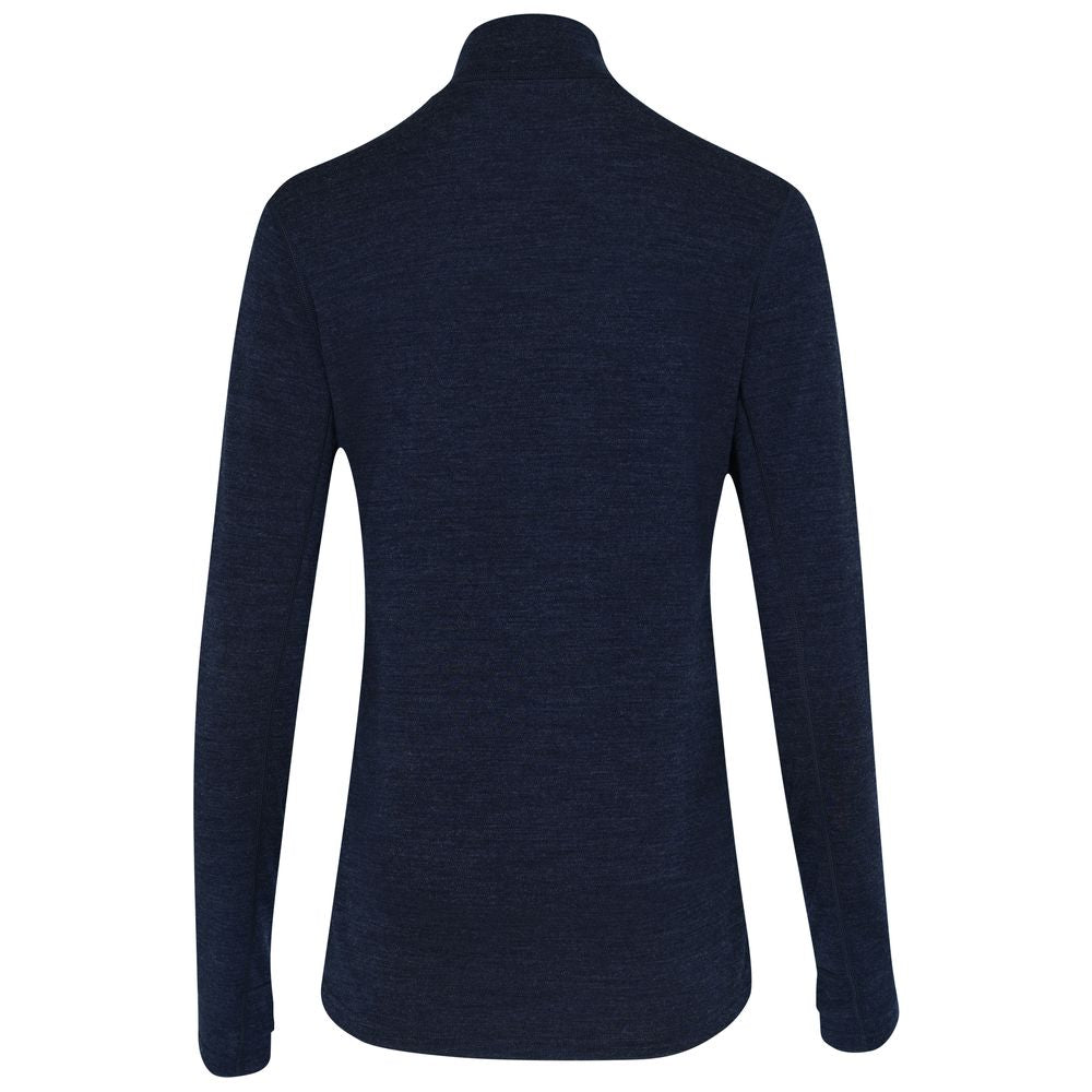 Isobaa | Womens IsoSoft 240 Zip Neck (Navy) | Gear up for the outdoors with Isobaa's ultimate Merino zip top.