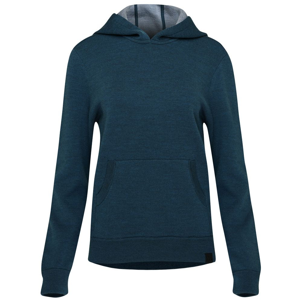 Isobaa | Womens LUX Hoodie (Petrol/Sky) | Discover the pinnacle of comfort with Isobaa's 100% Merino double-knit hoodie.