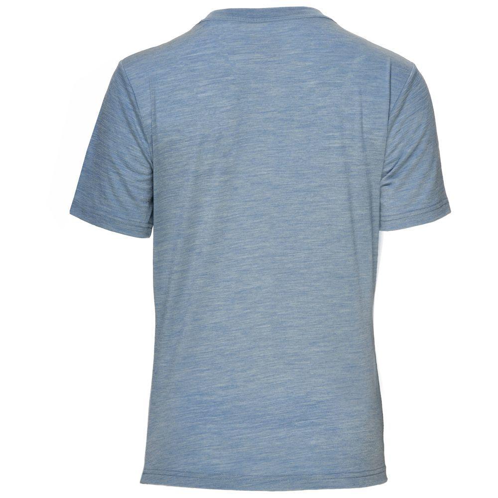 Isobaa | Womens Merino 150 Emblem Tee (Sky) | Conquer trails and city streets in comfort with Isobaa's superfine Merino T-Shirt.