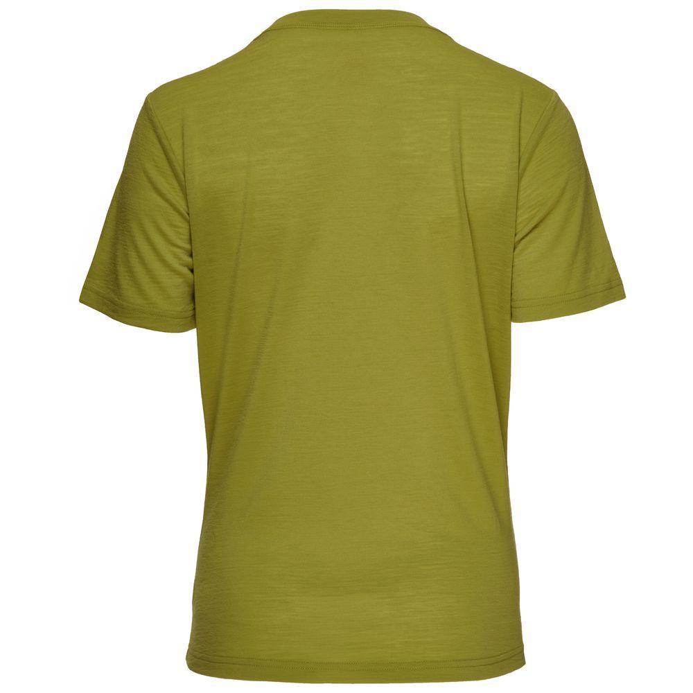 Isobaa | Womens Merino 150 Logo Tee (Lime) | Gear up for adventure with Isobaa's superfine Merino tee.