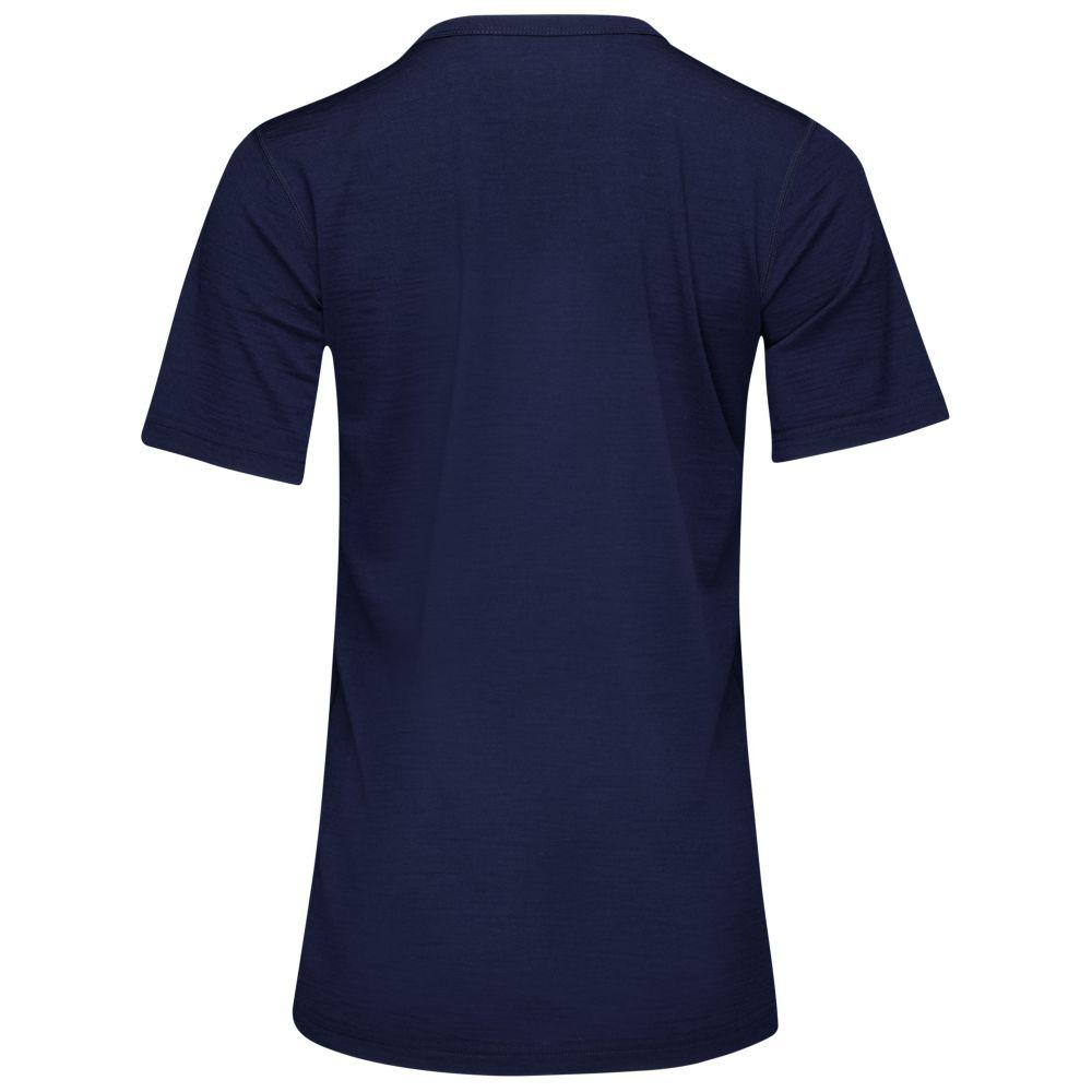 Isobaa | Womens Merino 150 Mountains Tee (Navy) | Gear up for adventure with our superfine Merino Tee.