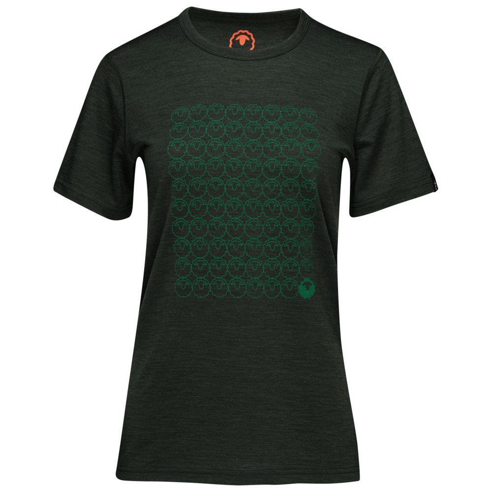 Isobaa | Womens Merino 150 Odd One Out Tee (Forest) | Gear up for everyday adventures, big and small, with Isobaa's superfine Merino Tee.