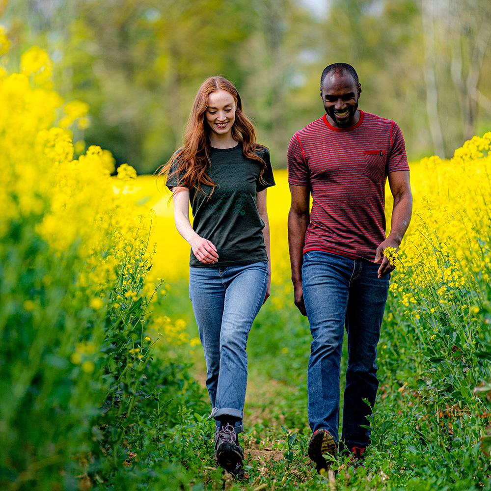 Isobaa | Womens Merino 150 Odd One Out Tee (Forest) | Gear up for everyday adventures, big and small, with Isobaa's superfine Merino Tee.