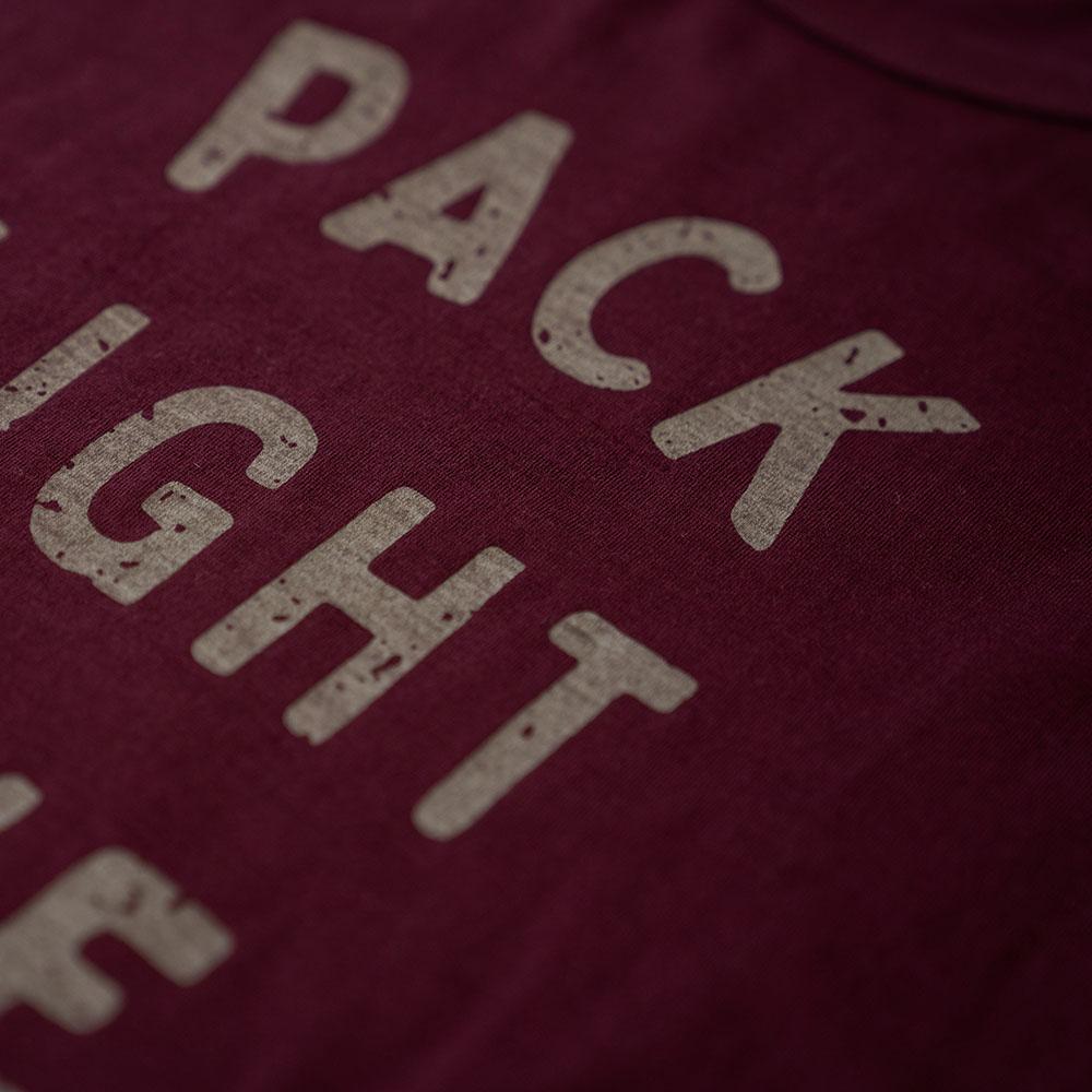Womens Merino 150 Pack Light Tee (Wine) | Isobaa