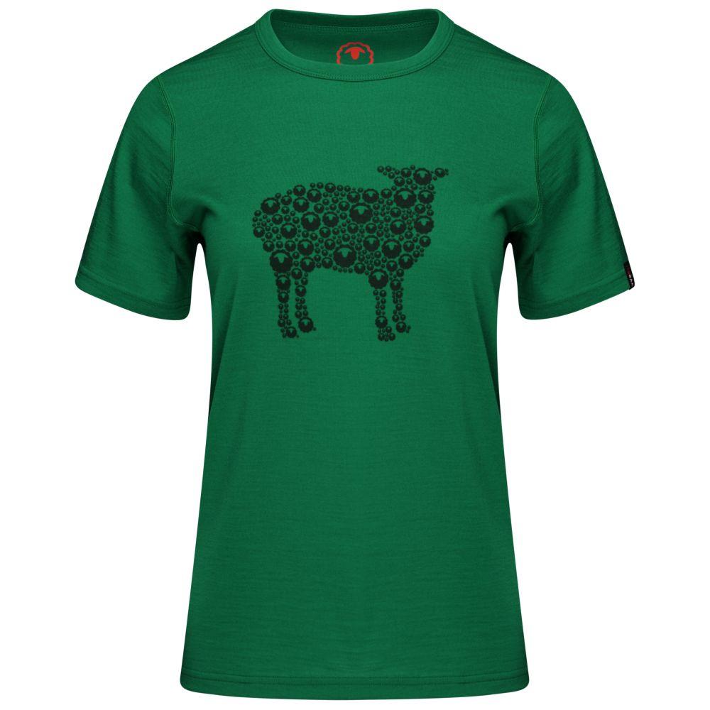 Isobaa | Womens Merino 150 Sheep Tee (Green) | Gear up for everyday adventures in Isobaa's superfine Merino Tee.