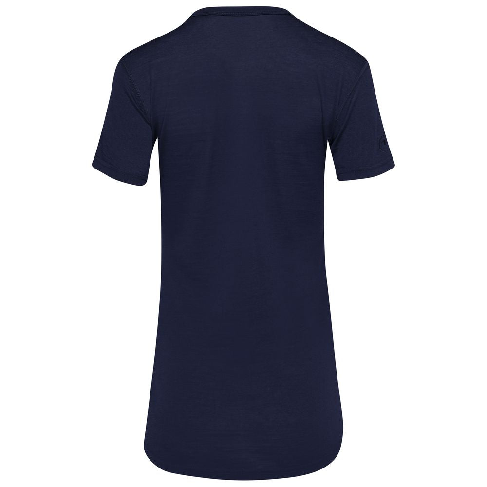 Isobaa | Womens Merino 150 Short Sleeve Crew (Navy) | Gear up for performance and comfort with Isobaa's technical Merino short-sleeved top.