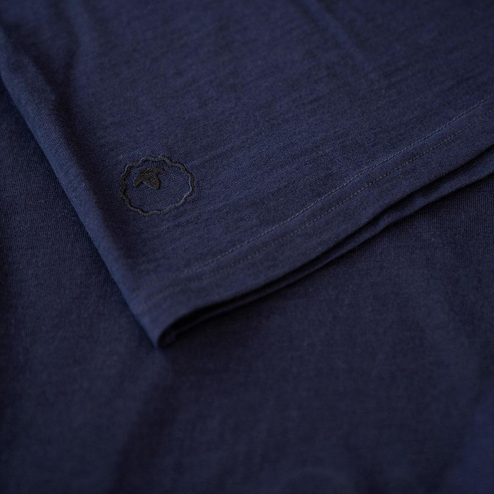 Womens Merino 150 V-Neck Tee (Navy) | Isobaa