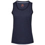 Womens Merino 150 Vest (Mini Stripe Navy/Denim)