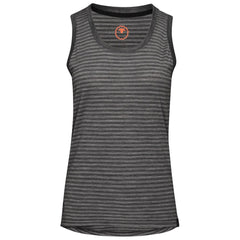 Womens Merino 150 Vest (Mini Stripe Smoke/Charcoal)