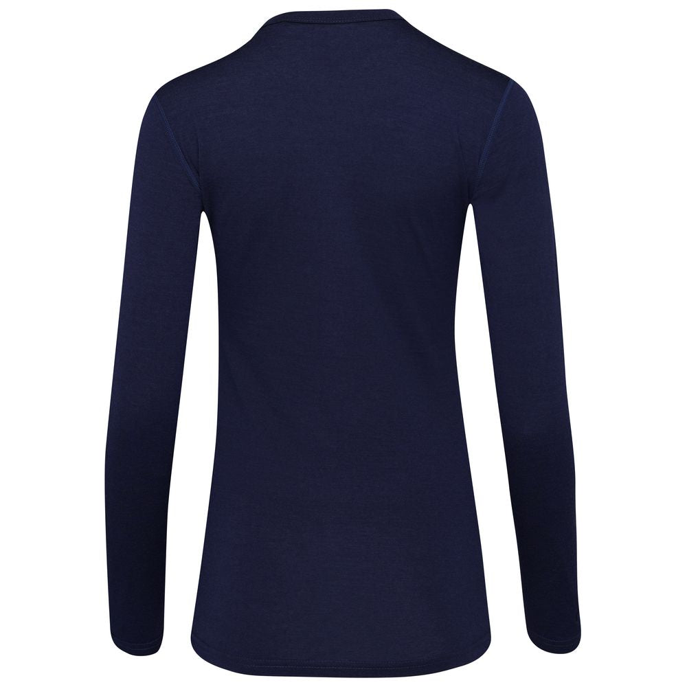 Isobaa | Womens Merino 180 Long Sleeve Crew (Navy) | Get outdoors with the ultimate Merino wool long-sleeve top.