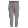 Womens Merino 260 Lounge Cuffed 3/4 Joggers (Charcoal/Orange)