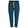 Womens Merino 260 Lounge Cuffed 3/4 Joggers (Petrol/Lime)