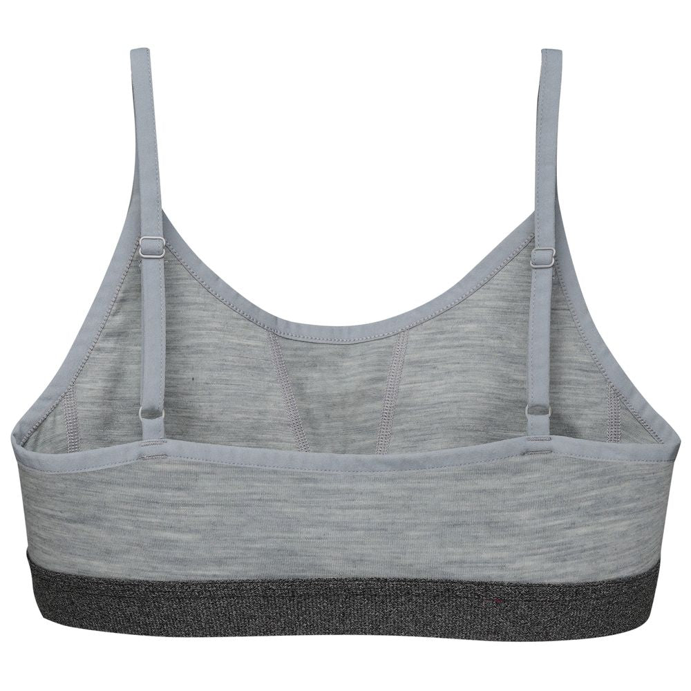 Isobaa | Womens Merino Blend 160 Crop Top (Cloud Melange) | Discover the ultimate base layer with Isobaa's Merino blend crop top.