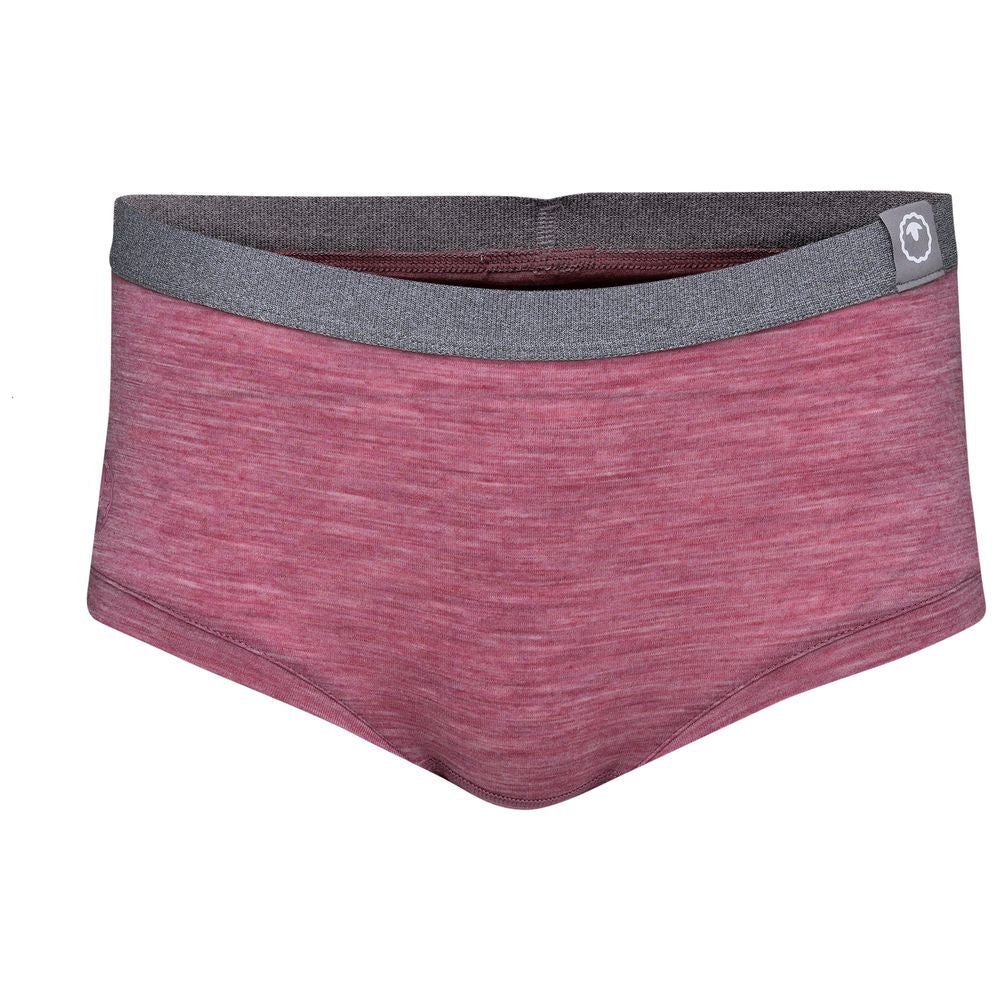 Isobaa | Womens Merino Blend 160 Hipster Knickers (Blush Melange) | Discover everyday comfort with Isobaa's Merino blend hipster knickers.