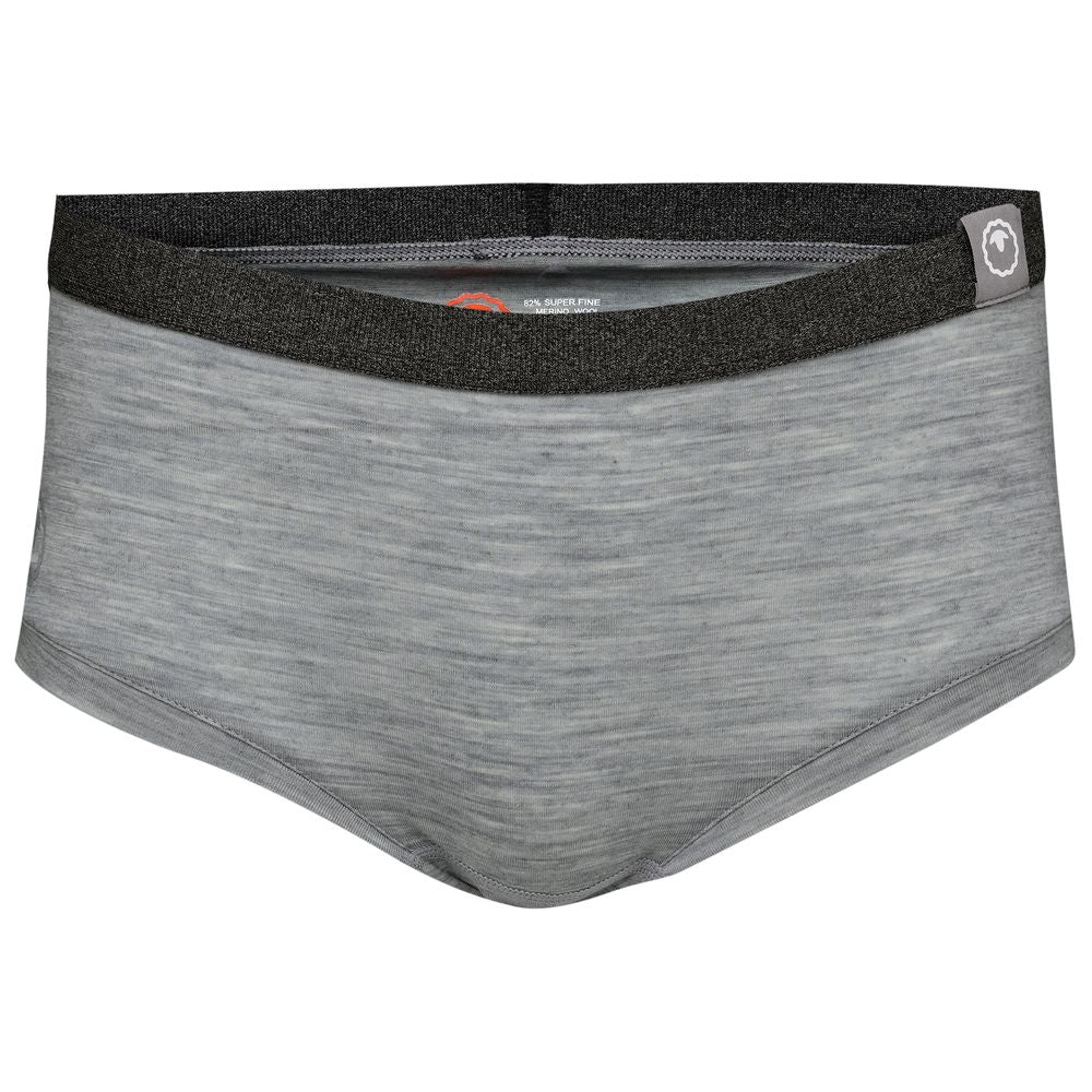 Isobaa | Womens Merino Blend 160 Hipster Knickers (Cloud Melange) | Discover everyday comfort with Isobaa's Merino blend hipster knickers.