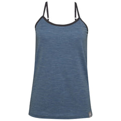 Womens Merino Blend 160 PJ Cami (Ocean Melange)