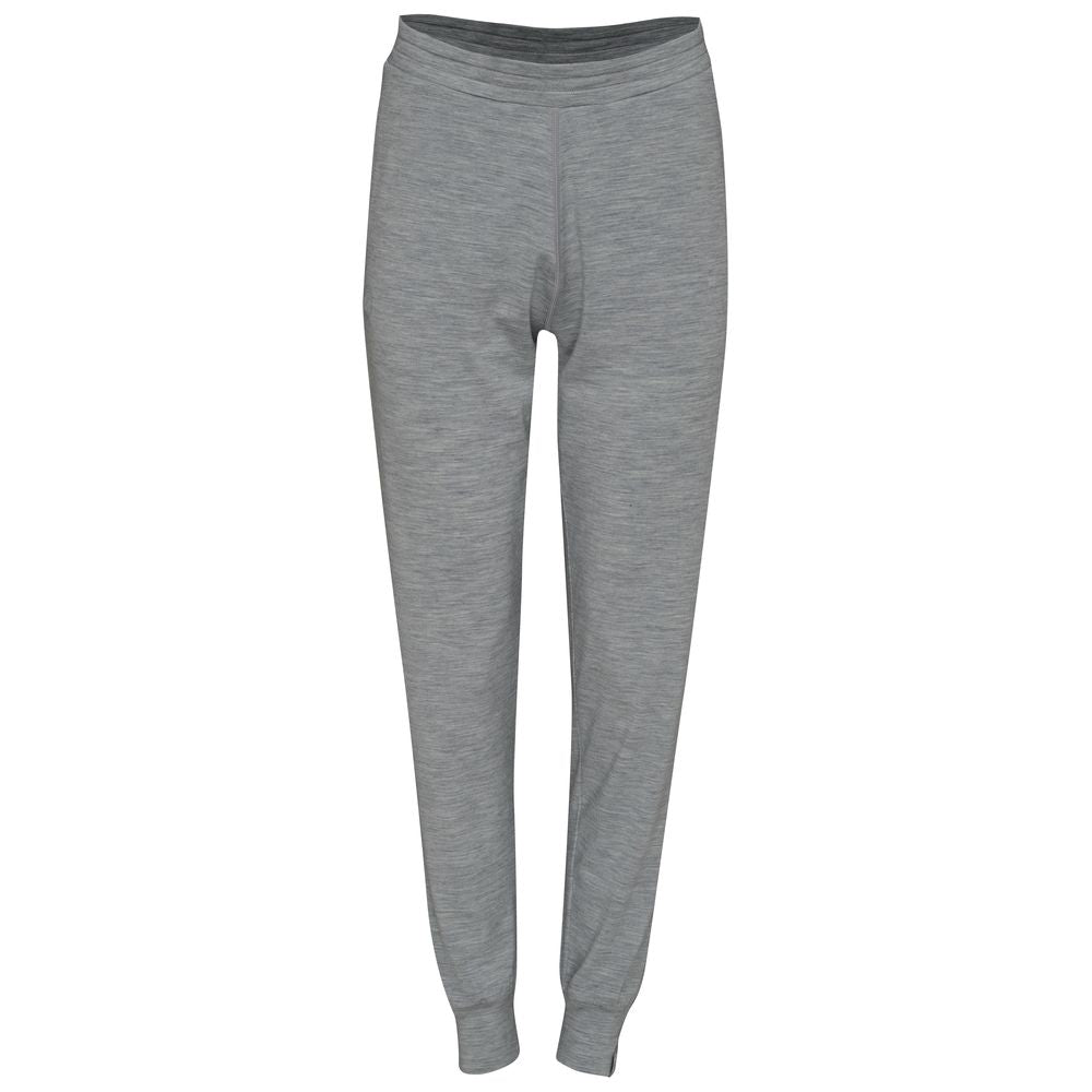 Isobaa | Womens Merino Blend 200 PJ Joggers (Cloud Melange) | Our superfine Merino blend joggers.