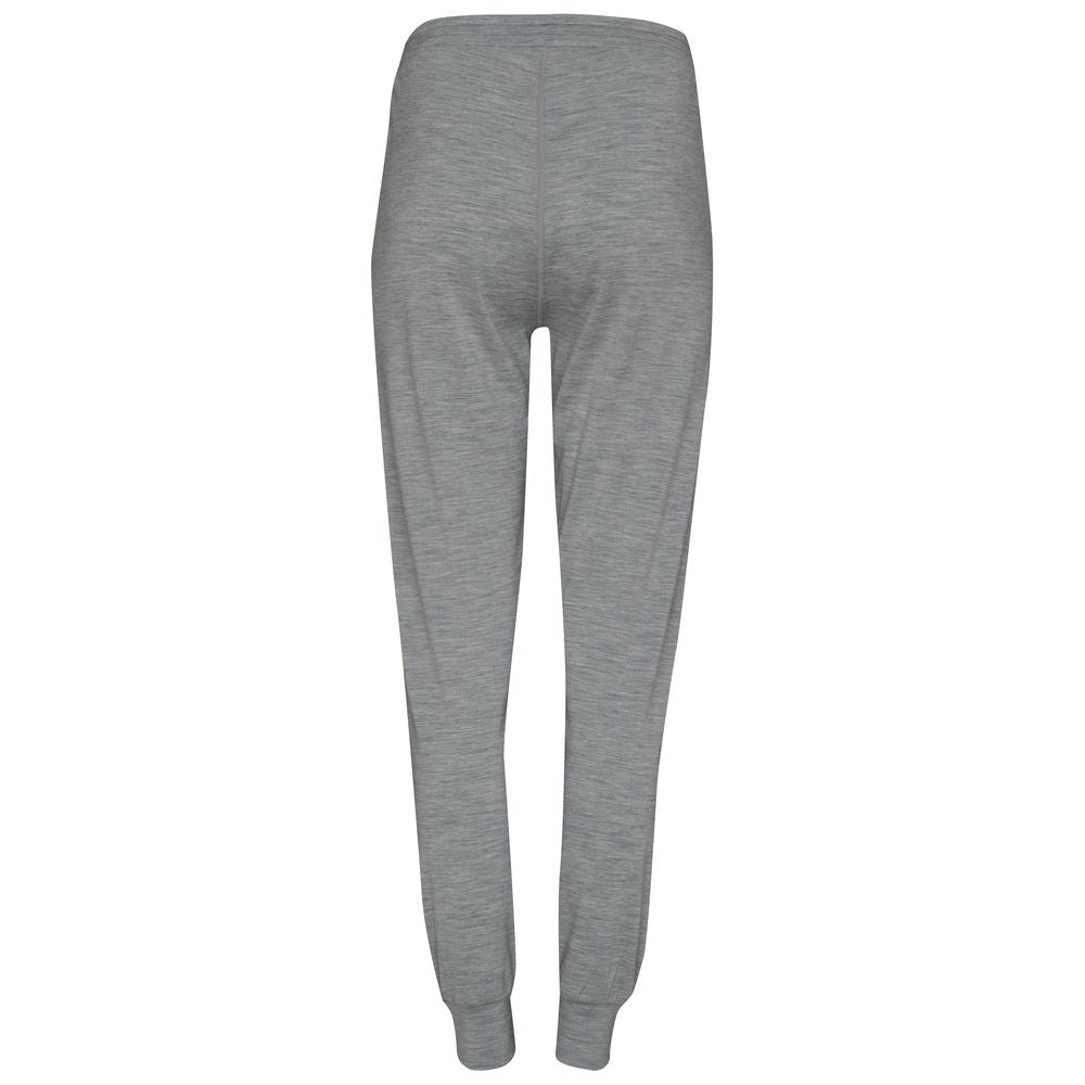 Isobaa | Womens Merino Blend 200 PJ Joggers (Cloud Melange) | Our superfine Merino blend joggers.