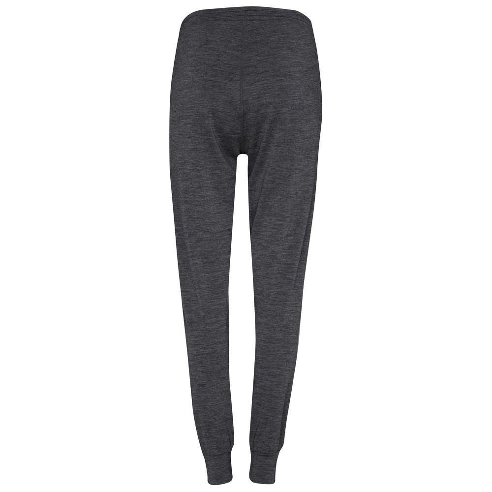 Isobaa | Womens Merino Blend 200 PJ Joggers (Smoke Melange) | Our superfine Merino blend joggers.