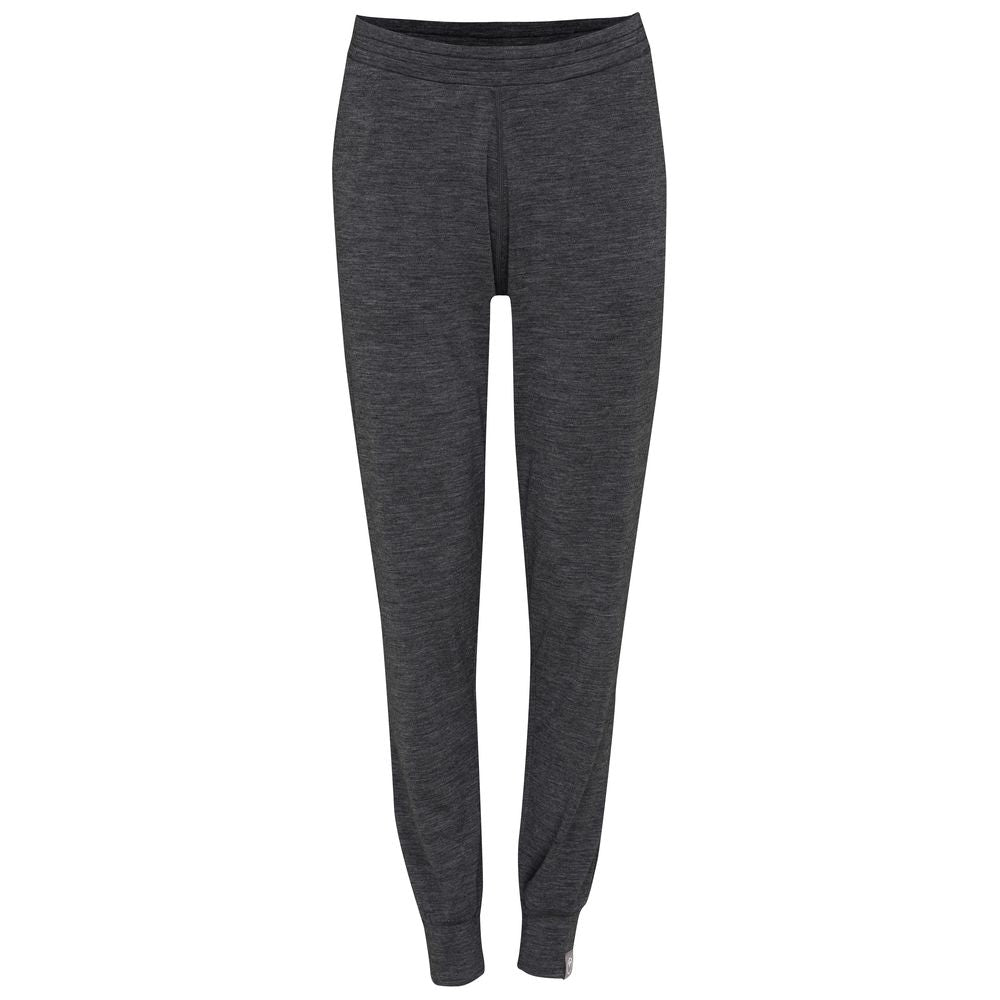 Isobaa | Womens Merino Blend 200 PJ Joggers (Smoke Melange) | Our superfine Merino blend joggers.