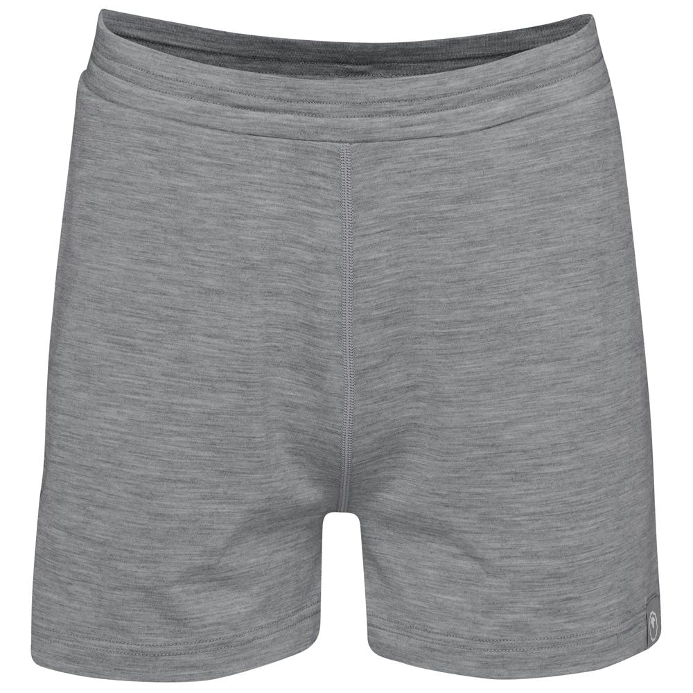 Isobaa | Womens Merino Blend 200 PJ Shorts (Cloud Melange) | Discover breathable comfort with our Merino blend shorts.