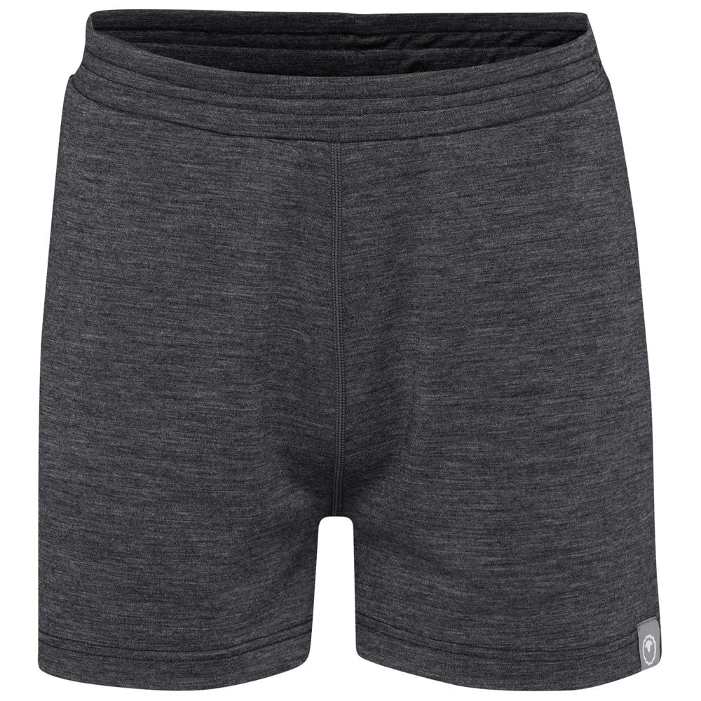 Isobaa | Womens Merino Blend 200 PJ Shorts (Smoke Melange) | Discover breathable comfort with our Merino blend shorts.