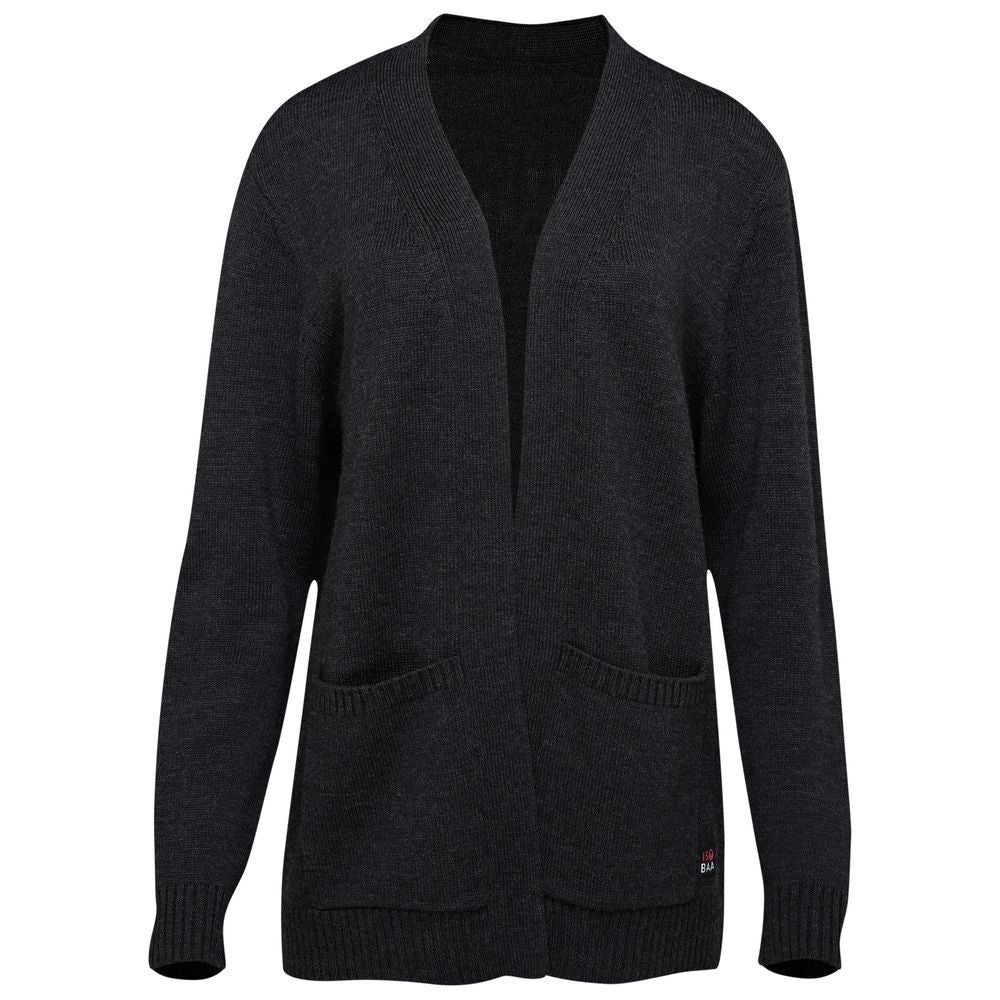 Isobaa | Womens Merino Open Cardigan (Black) | Wrap yourself in pure comfort with Isobaa's extra-fine Merino cardigan.