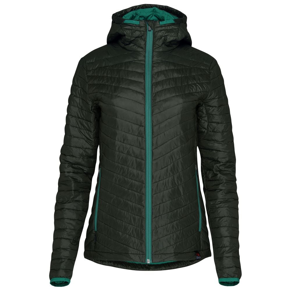 Isobaa | Womens Merino Wool Insulated Jacket (Forest/Green) | Innovative and sustainable design with our Merino jacket.