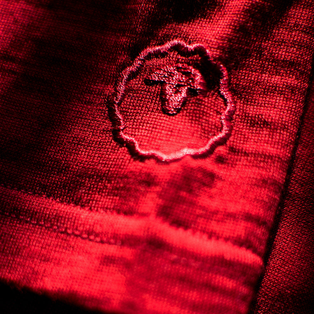 Isobaa | Mens Merino 150 Short Sleeve Crew (Red) | Gear up for performance and comfort with Isobaa's technical Merino short-sleeved top.