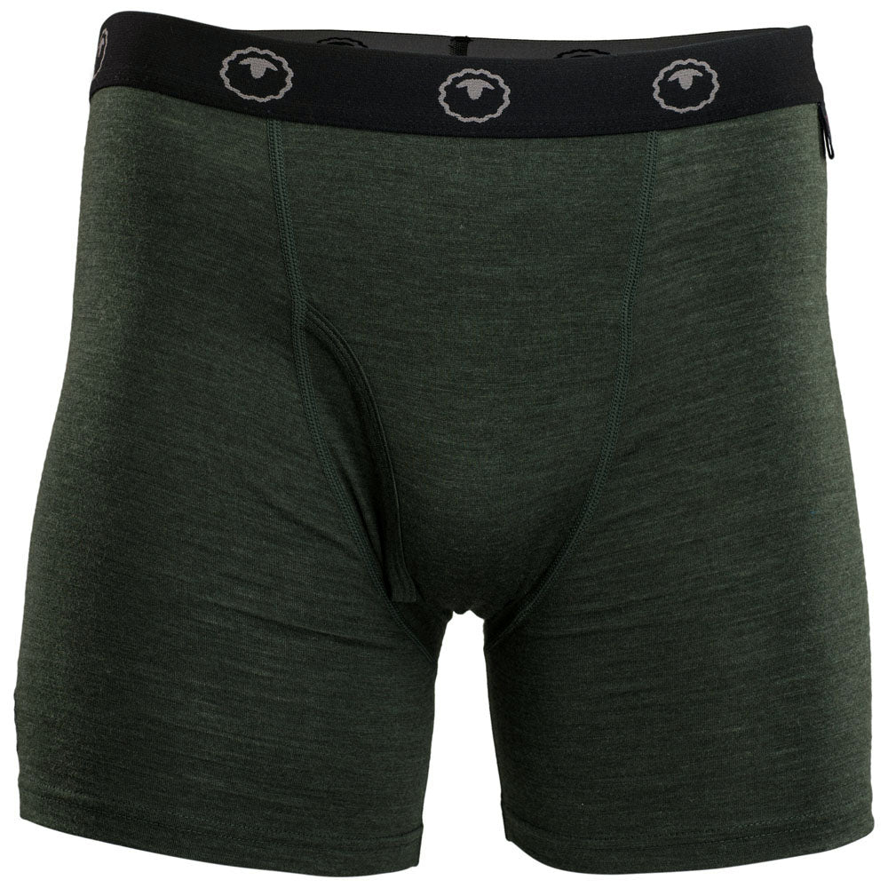 Isobaa | Mens Merino 180 Boxers (Forest) | Ditch itchy, sweaty underwear and discover the game-changing comfort of Merino wool boxers.