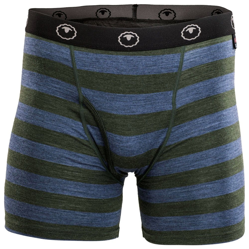 Isobaa | Mens Merino 180 Boxers (Forest/Denim) | Ditch itchy, sweaty underwear and discover the game-changing comfort of Merino wool boxers.