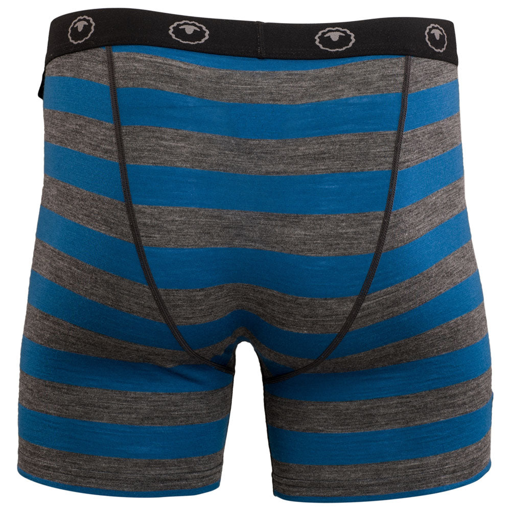 Mens Merino 180 Boxers (Smoke/Blue)