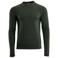 Mens Merino 180 Long Sleeve Crew (Forest)