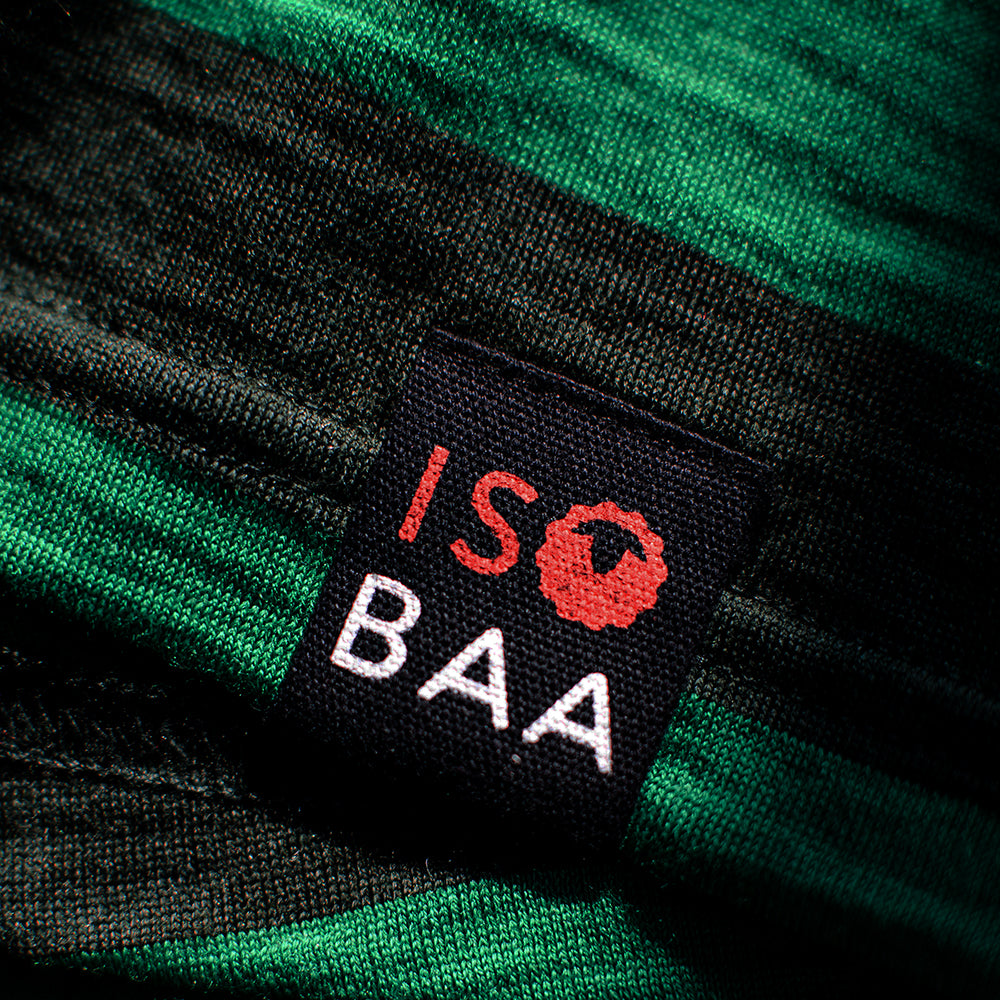 Isobaa | Mens Merino 180 Long Sleeve Crew (Forest/Green) | Get outdoors with the ultimate Merino wool long-sleeve top.