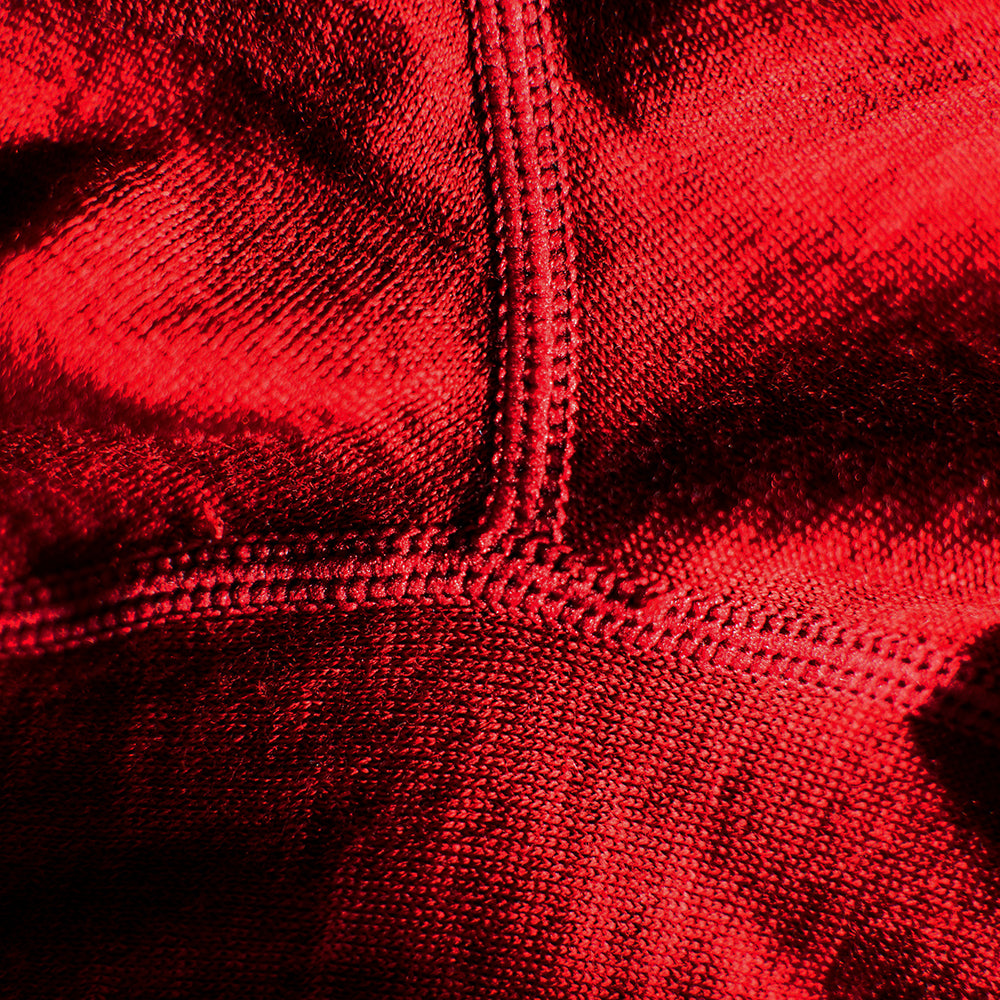 Isobaa | Mens Merino 180 Long Sleeve Crew (Red) | Get outdoors with the ultimate Merino wool long-sleeve top.