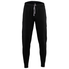 Mens Merino 260 Lounge Cuffed Joggers (Black/Smoke)