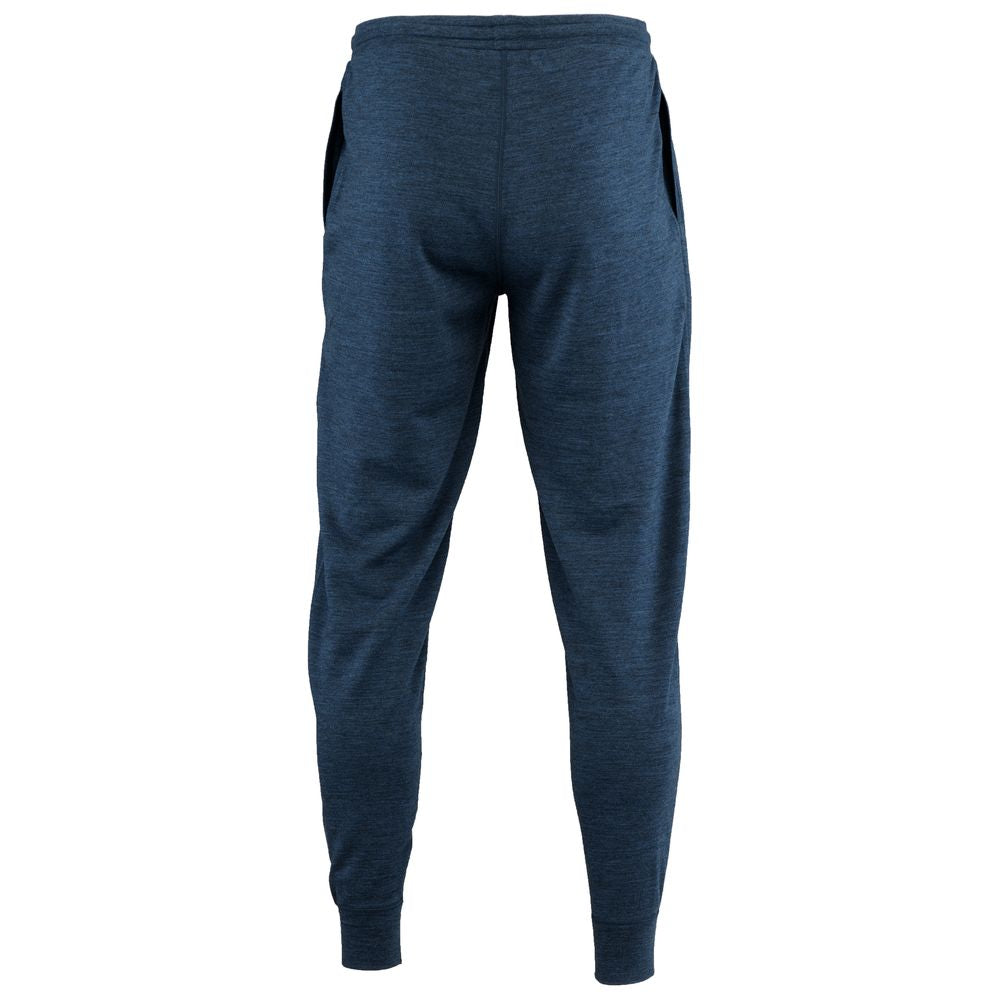 Isobaa | Mens Merino 260 Lounge Cuffed Joggers (Denim/Navy) | Discover unparalleled comfort and versatility with our luxurious 260gm Merino wool lounge joggers.