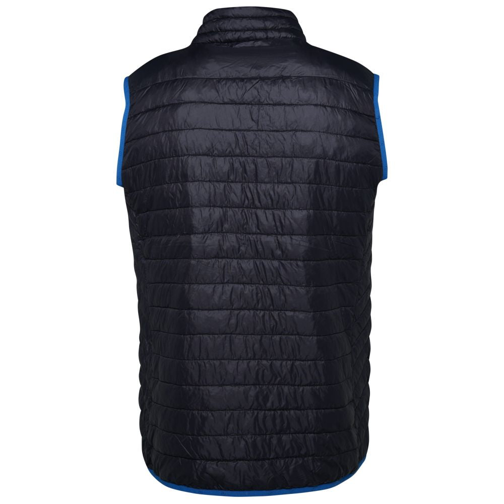 Isobaa | Mens Merino Wool Insulated Gilet (Black/Blue) | Fight the chill with our innovative Merino gilet.