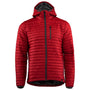 Mens Merino Wool Insulated Jacket (Red/Smoke)