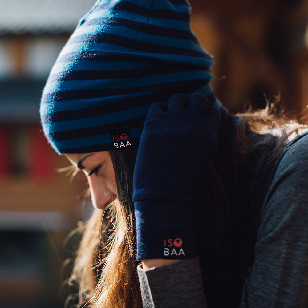 Merino 180 Gloves (Navy)