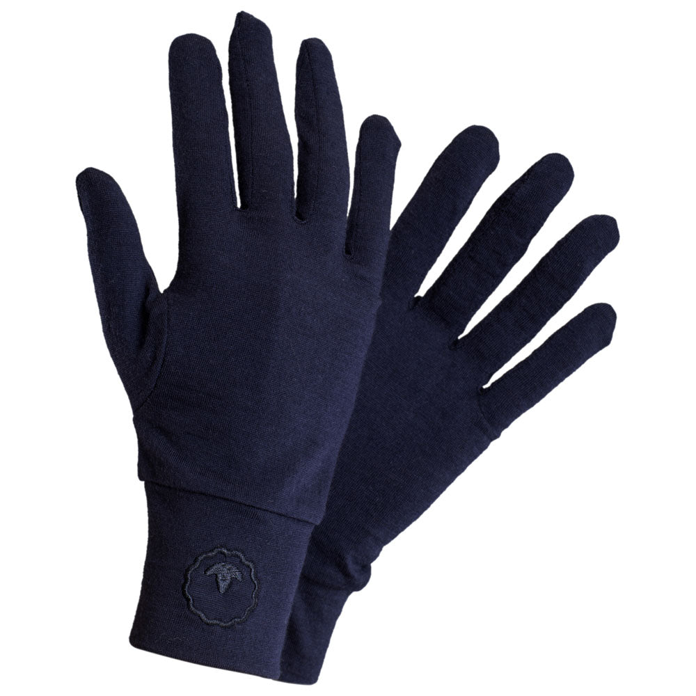 Isobaa | Merino 180 Gloves (Navy) | Superfine Merino wool gloves.