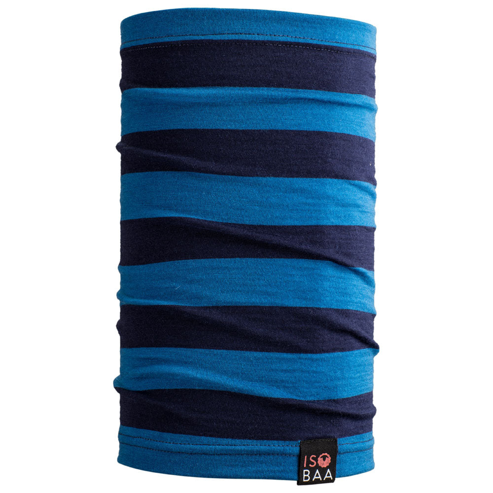 Isobaa | Merino 180 Neck Warmer (Navy/Blue) | Beat the winter chill with Isobaa's superfine Merino wool neck warmer.
