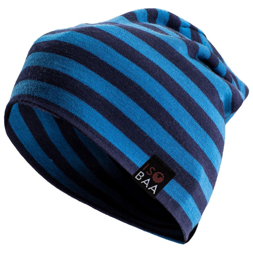 Isobaa | Merino 230 Beanie (Navy/Blue) | Isobaa's double-layered Merino beanie is your key to warmth & comfort in any season.