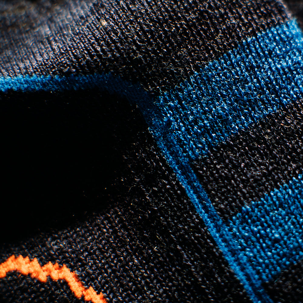Merino Blend Hiking Socks (3 Pack - Navy/Blue)